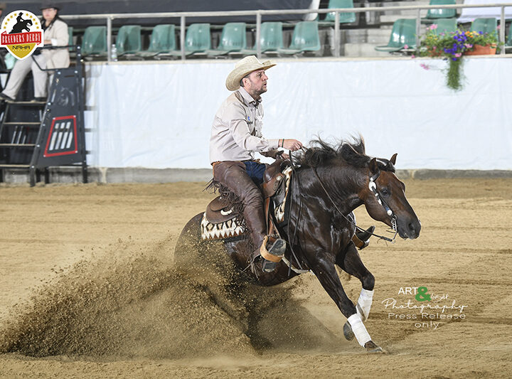 Open finalists NRHA-G Breeders Derby